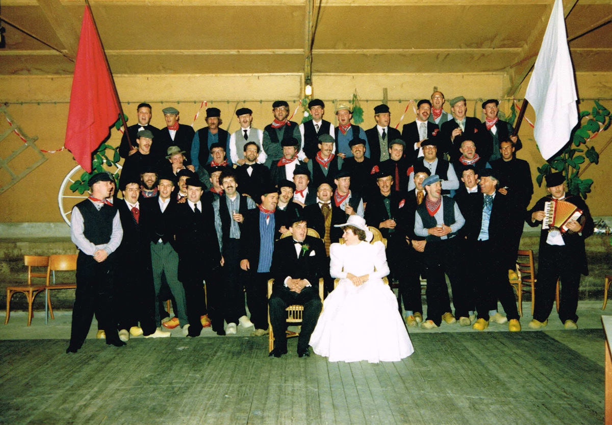 Boerenbruiloft 1990.