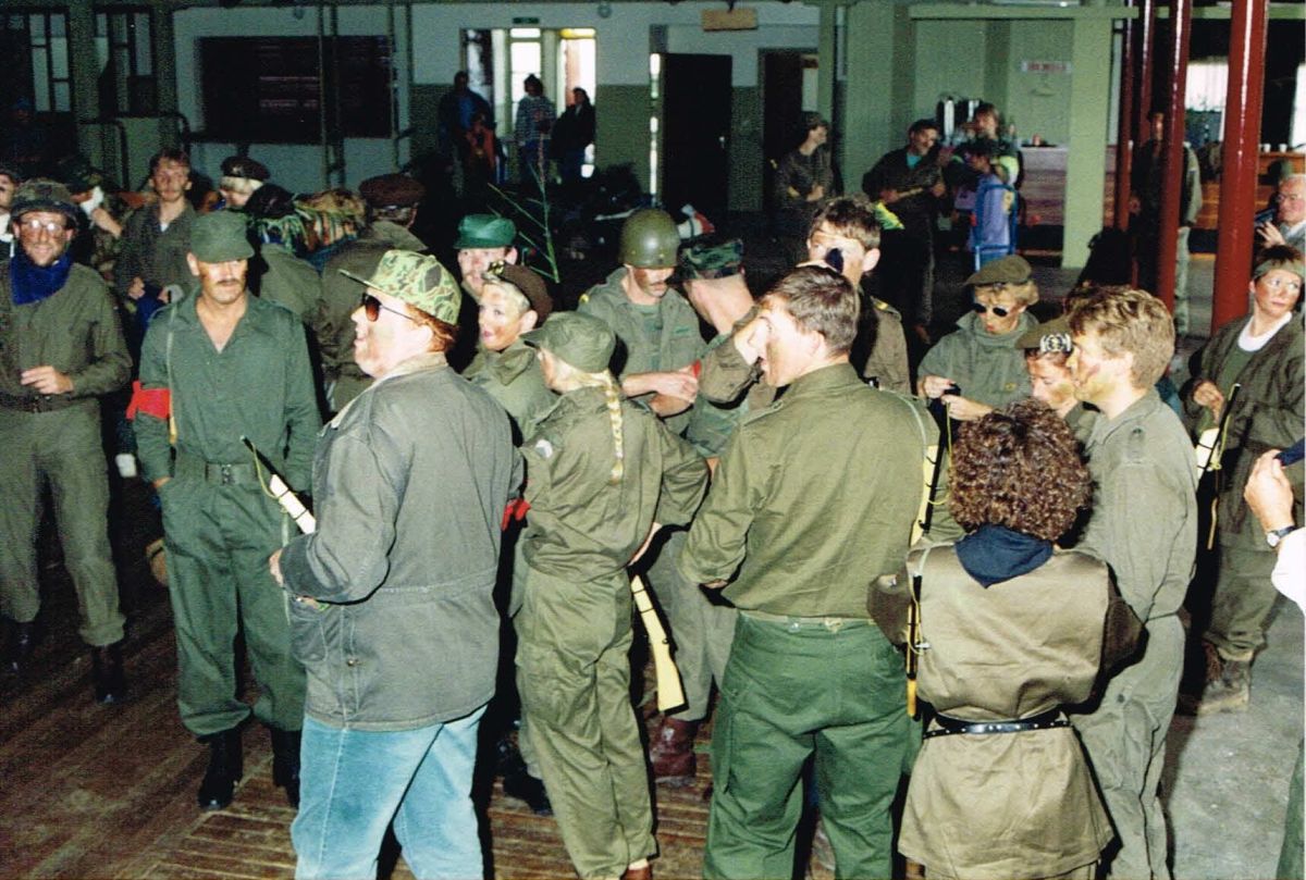Guerilla-feest 12 en 13 september 1992.