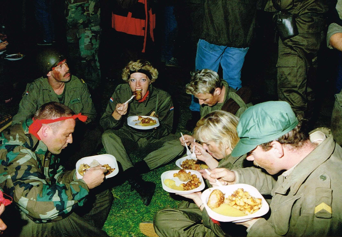 Guerilla-feest 12 en 13 september 1992.